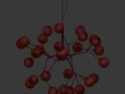 Postmodern Nordic Pendant Light 3D model