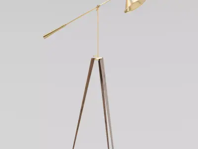 Modern Light  Low-poly 3D model
