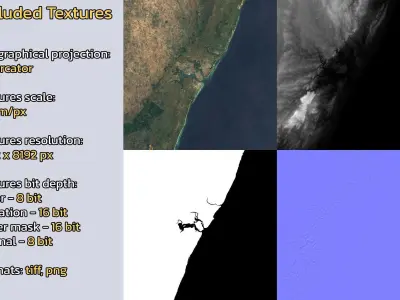 Mombasa Kenya City Landscape 3D Model 3D model