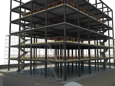 Building Construction 3D model purchase