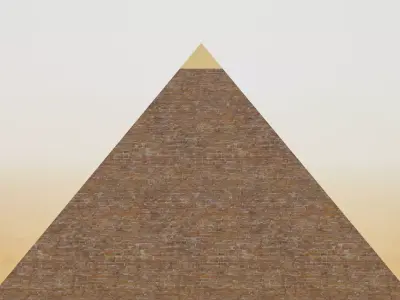 Egyptian Pyramid Free low-poly 3D model purchase