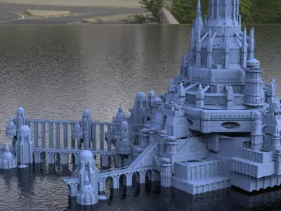 Sir Lancelot Castle Fortress 6 3D model