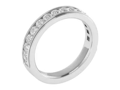 Women Ring  Render 3dm STL OBJ FBX TXT Details 3D print model 12