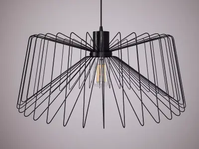 Lamp pendant light - wire 3D model