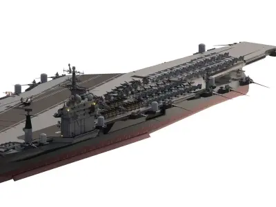 NEW GENERATION  AIRCRAFT CARRIER 3D model