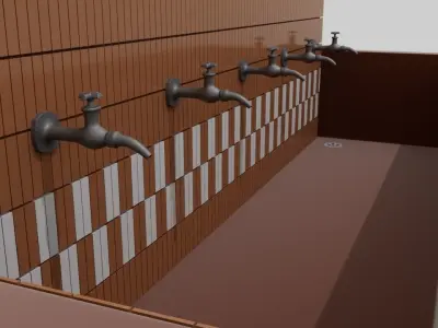 Tap Model Low-poly 3D model
