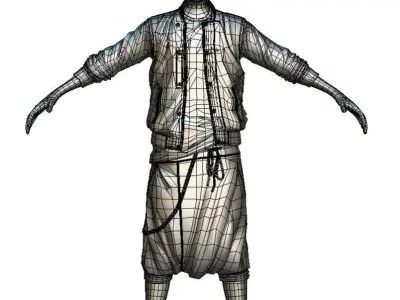 Cartoon High Poly Subdivision Avatar 020 Low-poly 3D model