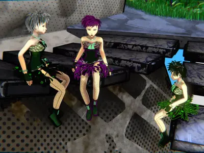 Character Megapack Over 20 Stylized Rigs Low-poly 3D model