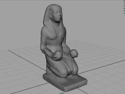 Amenhotep II 3D model