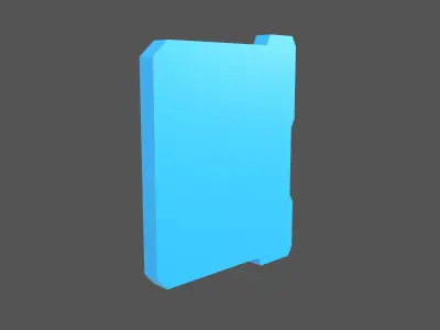 UHD High tech Graphical Interface v7 003 Low-poly 3D model