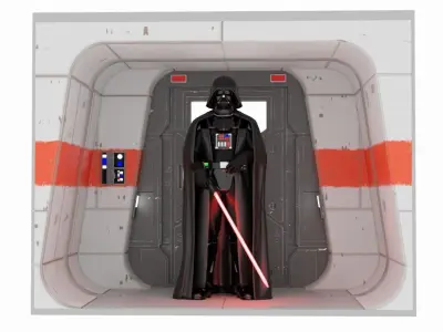 Rogue One - Profundities Hallway - BESTA DIORAMA - 1-6 Scale 3D print model