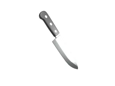 Kitchen Knife Emoji v1 001 Low-poly 3D model