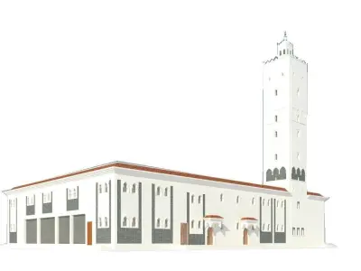 Mosque 3D Exterior 3D model