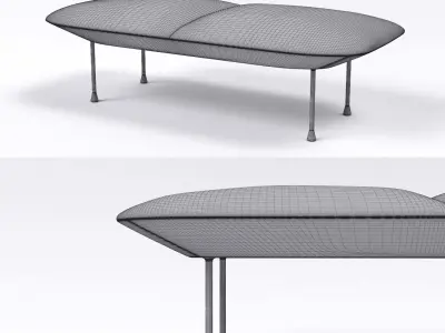 Muuto Oslo Bench 3D model