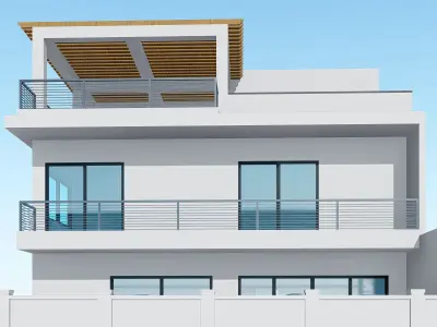 Two Story House 3 3D model