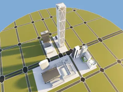 Seoul Tower 3D model 3D model