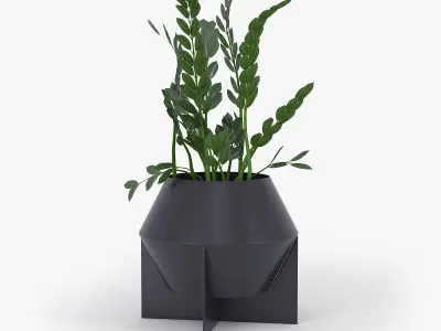 Frida Metal Planter 3D model