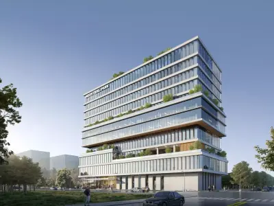 modern office building 3D model