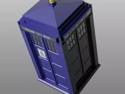 Dr Who Tardis 3D model
