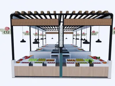 Display Stand 6 3D model