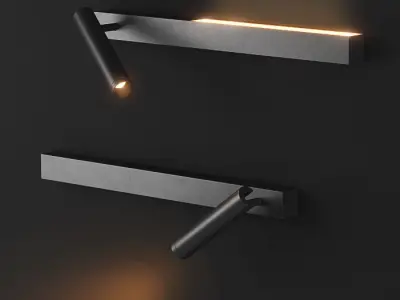Hello wall lamp 3D model