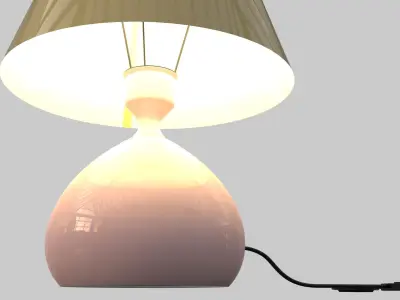 Table lamp 3D model 100