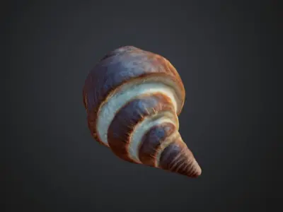 3D Realistic Croissant Pastry 3D model