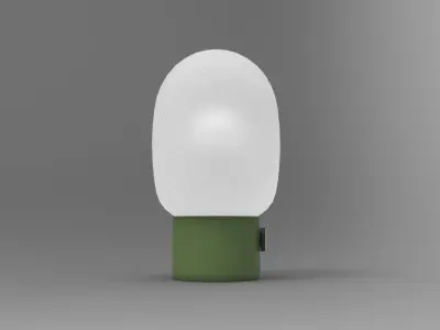 JWDA Table Lamp Low-poly 3D model