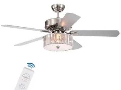 Ellefson Blade Crystal Ceiling Fan 3D model