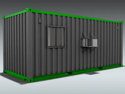Shipping Container Office or Home 3D model