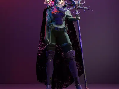 Smin Queen Female Fantasy Character 3D model