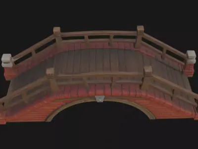 Realistic bridge 3d model 3D model