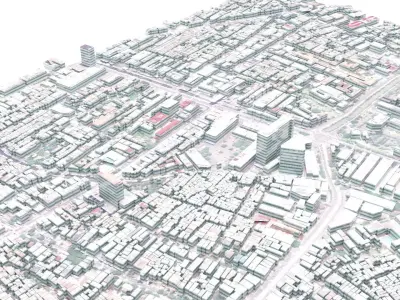 Jakarta City Indonesia 3D model