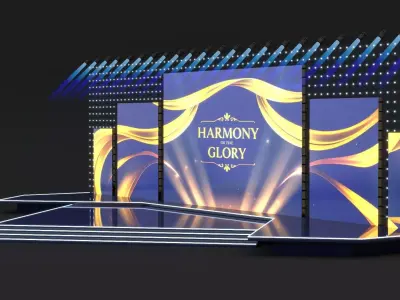 Concert Stage 12 3D model