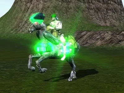 Lightning Galloper for iclone  Low-poly 3D model