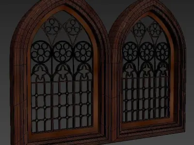 Epic Window Low-poly 3D model