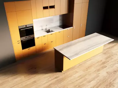 20-Kitchen8 matte 2 3D model