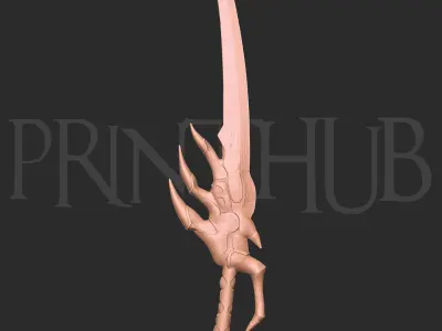 Raizan Sword Level Max Form Onimusha Fan Art  Cosplay STL File 3D print model