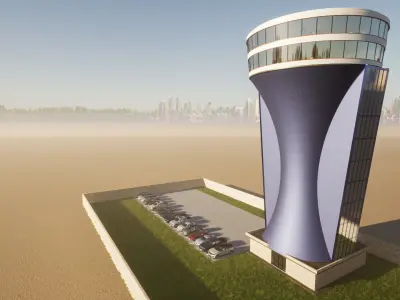 Tower Restaurant 3D model