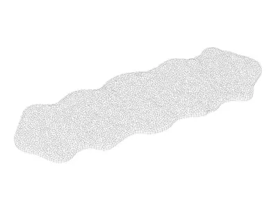 Faux Fur Sheepskin 3D model