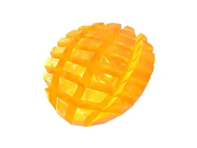 Mango V1 001 Low-poly 3D model