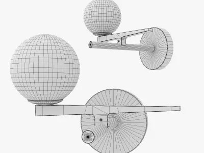Qavectoria Wall Light 3D model