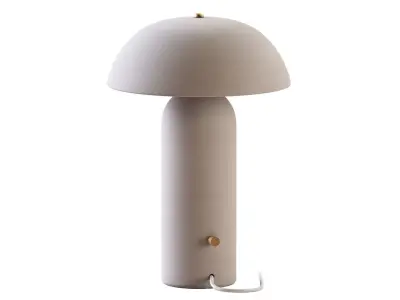 Tera Lamp Unglazed By Ceramicah 3D model