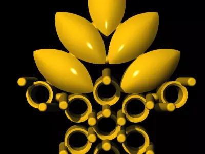  Tops earrings  3D print model