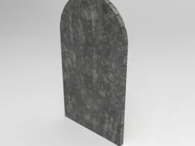 Medieval Wooden Door 3D Model  Low-poly 3D model