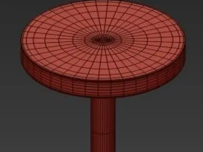 Silver sputnik chandelier no 3D model