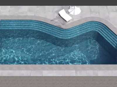 SWIMMING POOL NO106 A 3D model