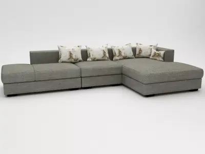 Cenova Sectional Sofa 3D model