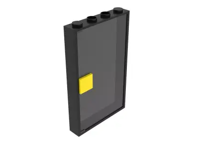 Lego Door 3D model