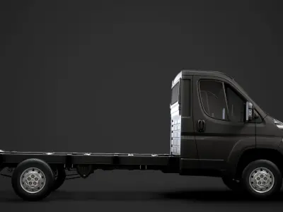 Citroen Jumper Chassis Truck Single Cab 3800WB 2014 3D model